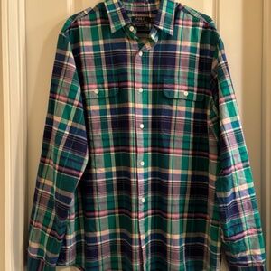 Ralph Lauren Classic Fit Long Sleeve Plaid Shirt
